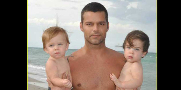 Ricky Martin da máxima seguridad a sus hijos