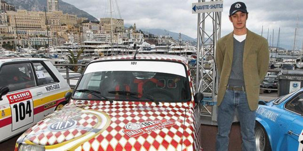 Pierre Casiraghi, piloto en el Rally Histórico de Montecarlo