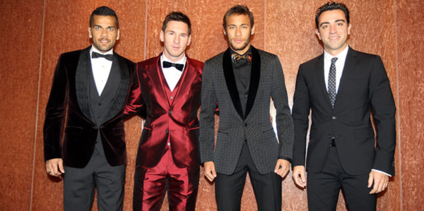 Messi y Neymar en Dolce y Gabbana