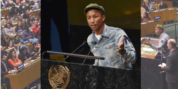 Pharrell Williams y la ONU se unen en el Día de la Felicidad