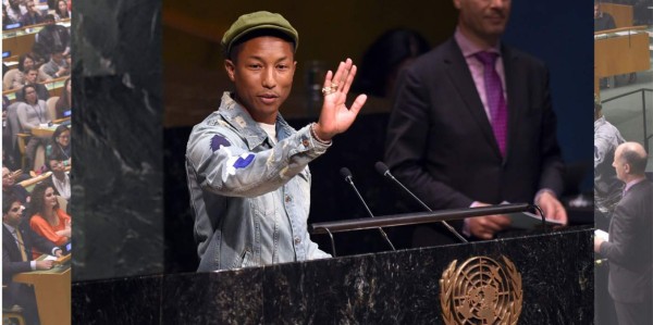 Pharrell Williams y la ONU se unen en el Día de la Felicidad