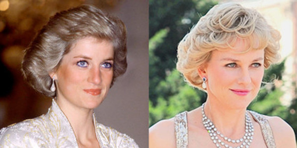 Naomi Watts se transforma en Lady Di