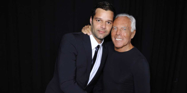 Ricky Martin vestirá de Armani