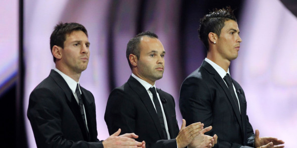 Andrés Iniesta, mejor jugador de la UEFA