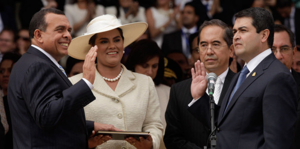 La toma de posesión de Porfirio Lobo Sosa
