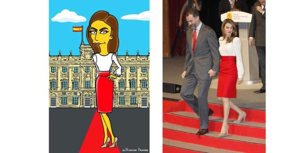 Letizia, un personaje de Los Simpson