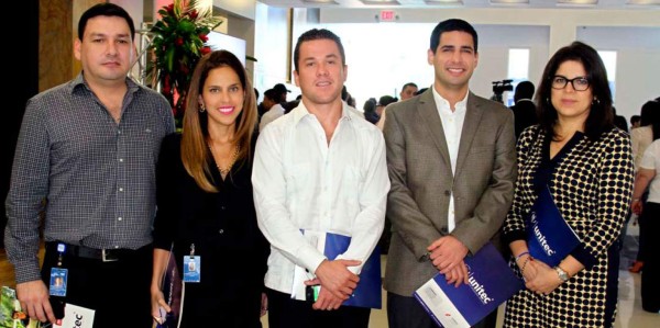 Felix Rivera, Julissa Ustariz, Roger Enrique Valladares, Rachid Maalouf y Claudia Barrientos.