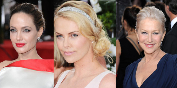 Hairstyles de los Golden Globe 2012
