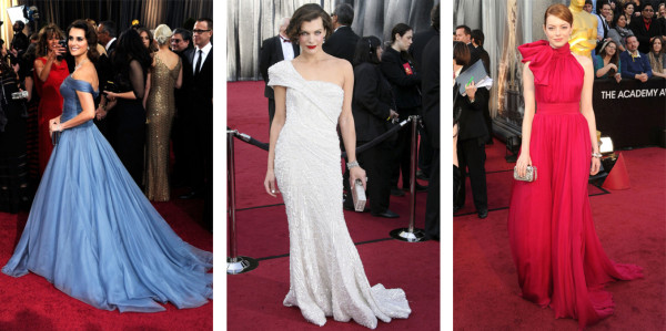 Best dressed Oscars 2012