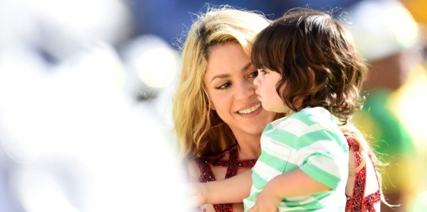 Shakira en la clausura de la Copa Mundial