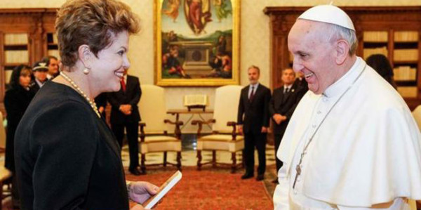 El Papa Francisco ya se encuentra en Brasil