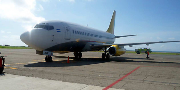 Vuelo inaugural de la linea aérea EasySky