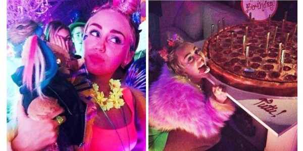 Así celebró Miley Cyrus su cumpleaños