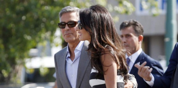 George Clooney y Amal Alamuddin