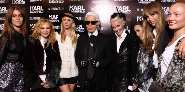 Karl Lagerfeld en Londres