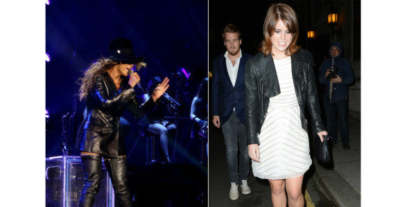 Beyoncé avergüenza a la princesa Eugenie