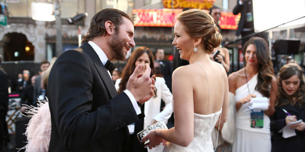 Jennifer Lawrence y Bradley Cooper