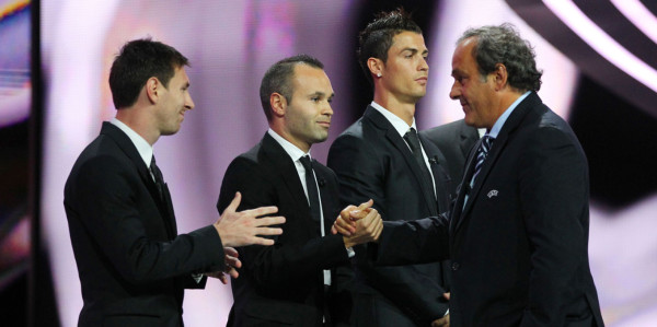 Andrés Iniesta, mejor jugador de la UEFA