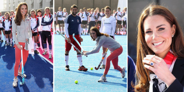 Kate Middleton, jugadora de hockey