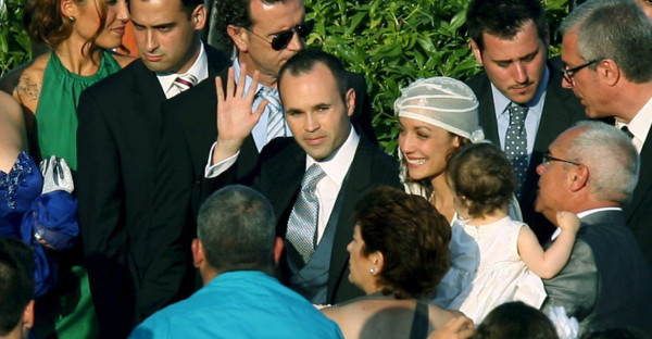 Andrés Iniesta se casa con Anna Ortiz