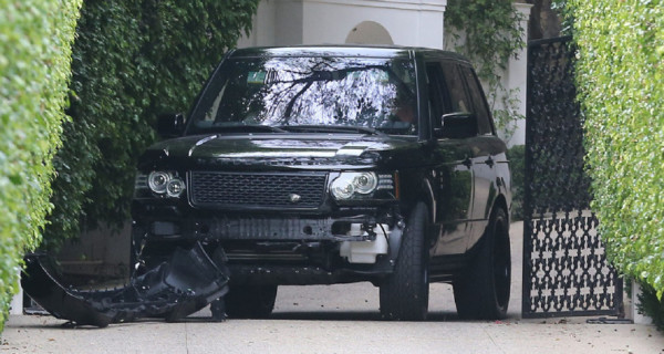 David Beckham sale ileso de accidente