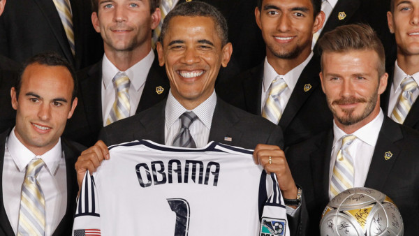 Obama se burla de David Beckham