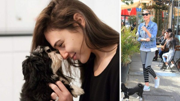 5. Tiene una hermosa cachorra llamada Lola.