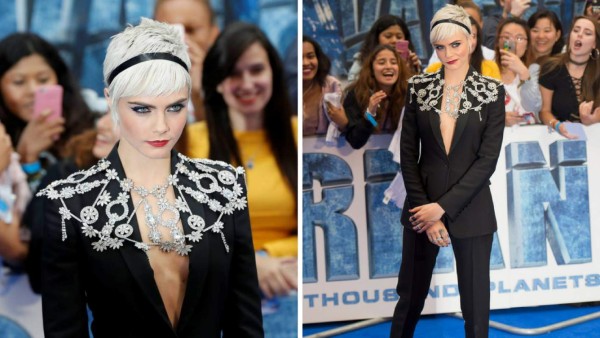 Los impresionantes looks de Rihanna y Cara Delevingne en Londres