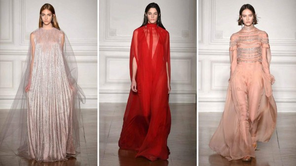Romanticismo en la pasarela de Valentino