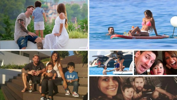 10 mejores fotos de Messi y Antonella  