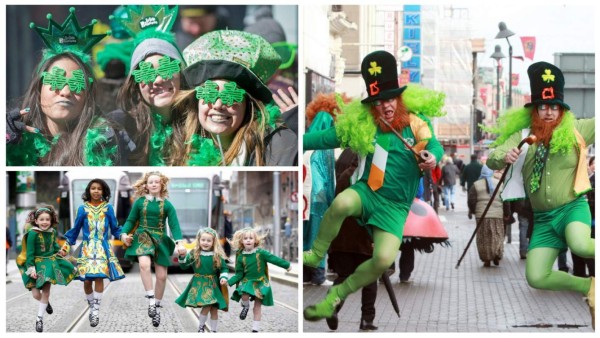 Celebración del Día de San Patricio en diferentes ciudades