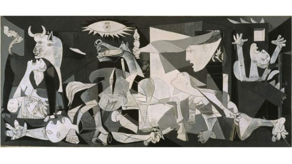 El Guernica es una obra hecha por Pablo Picasso en 1937, trás la guerra civil española ocurrida en ese año, precisamente inspirada en el bombardeo del 26 de abril de 1937 en la provincia de Vizcaya en la comunidad autónoma del País Vasco, en la actualidad tiene más de ochenta años y se encuentra en el Museo Reina Sofía de Madrid.