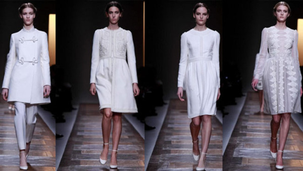 Valentino en blanco, rojo y negro