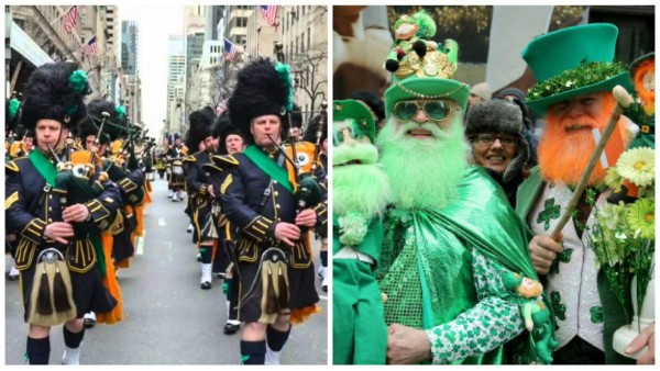 Celebración del Día de San Patricio en diferentes ciudades