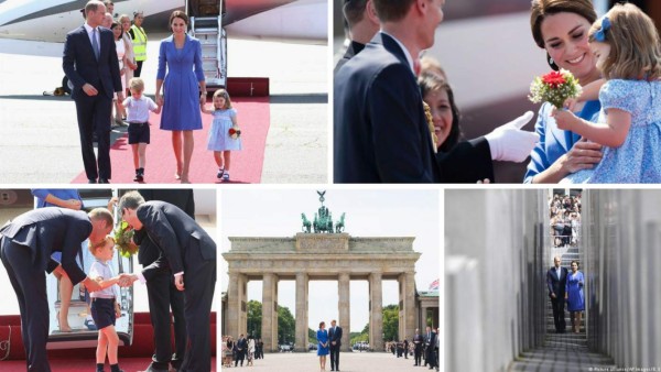 El príncipe William, Kate Middleton y sus hijos llegaron a Alemania