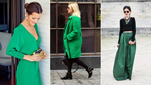 5. Esmeralda<br/>Gracias a su intensidad y excentricidad, el color esmeralda hará que tu look se eleve al siguiente nivel. Es un tono perfecto para seducir, por lo que puedes llevarlo en un vestido.<br/>