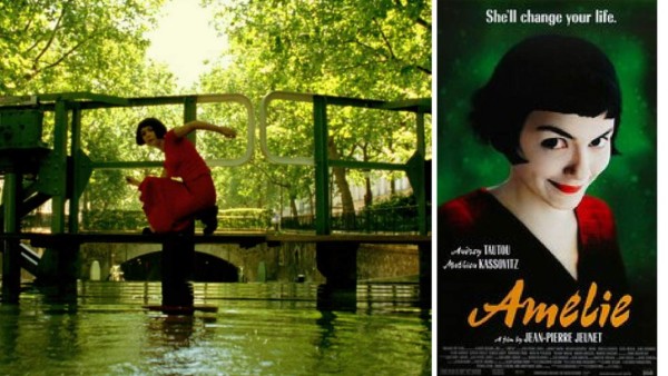 1) Amélie<br/>Esta obra de arte cinematográfica nos enseña Montmartre, el distrito artístico de Paris bajo los lentes ingeniosos de Jean-Pierre Jeunet mostrándonos los paisajes más encantadores de Paris en su completo esplendor.<br/>