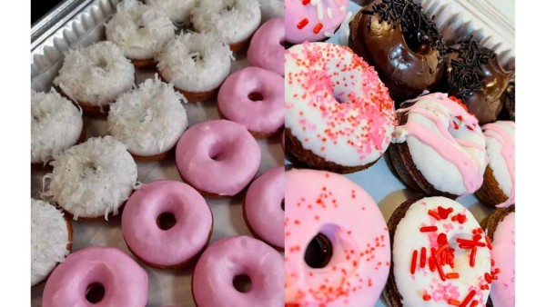 Healthy! Baby Donuts de coco, vainilla y doble chocolate, horneadas y bite size, para disfrutar sin remordimiento by @alypop_desserts