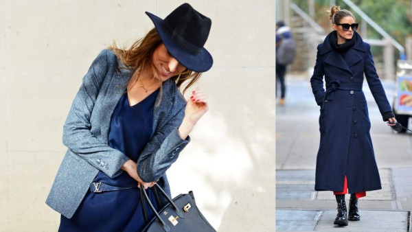 1. Azul marino<br/>Usar el color azul marino en alguna de tus prendas ayudará a que luzcas muy femenina y sofisticada. No olvides que las texturas son clave para que te veas aún más elegante.<br/>