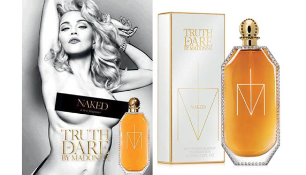Madonna se desnuda en la campaña de su nuevo perfume