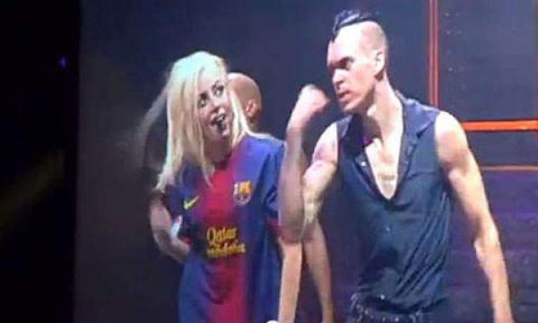 Lady Gaga es del F.C. Barcelona