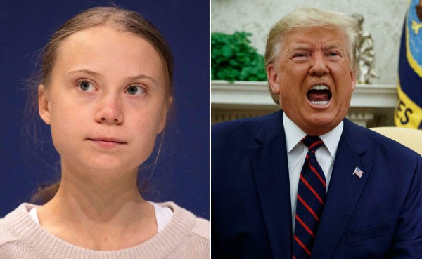 Donald Trump agrede a Greta Thunberg tras ser nombrada persona del año