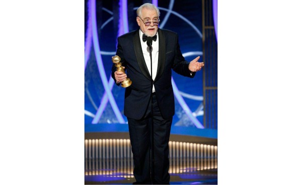 'El año que viene cumpliré 60 años de carrera y nunca pensé que esto me iba a pasar', manifestó Brian Cox al ganar como mejor actor en serie de televisión - drama por Succession.