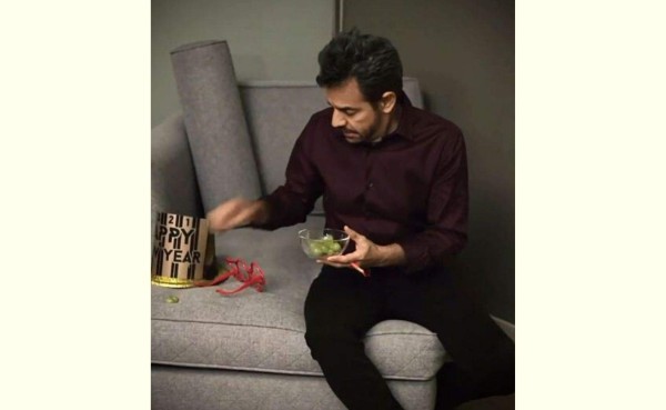 Eugenio Derbez se preparó con las 12 uvas.