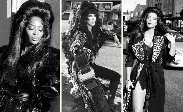 ¡Cher, Kim Kardashian y Naomi Campbell se vuelven motociclistas!
