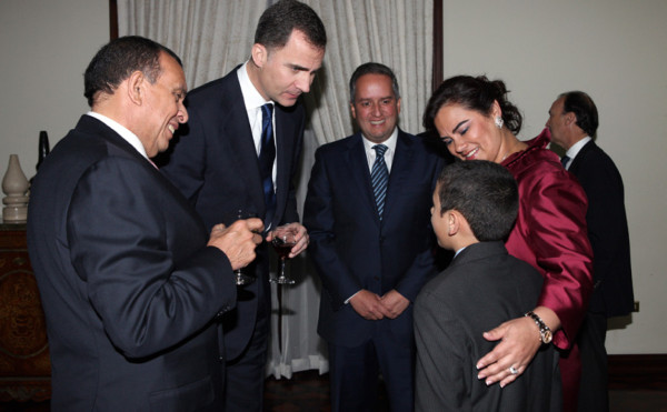 La visita del príncipe Felipe a Honduras
