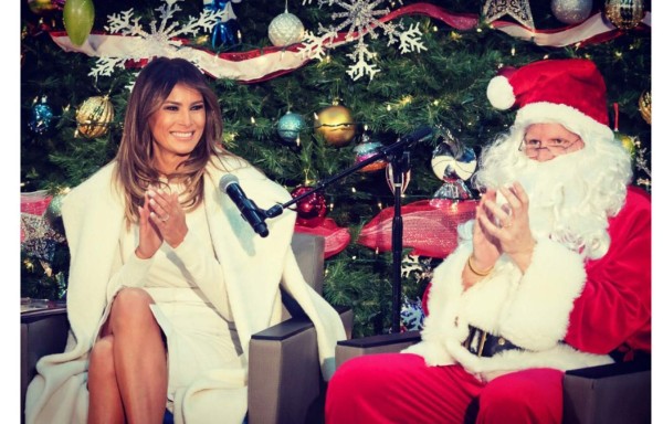 La primera Navidad de Melania Trump en la Casa Blanca