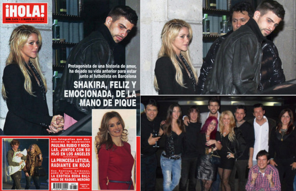 Shakira y Piqué presumen embarazo