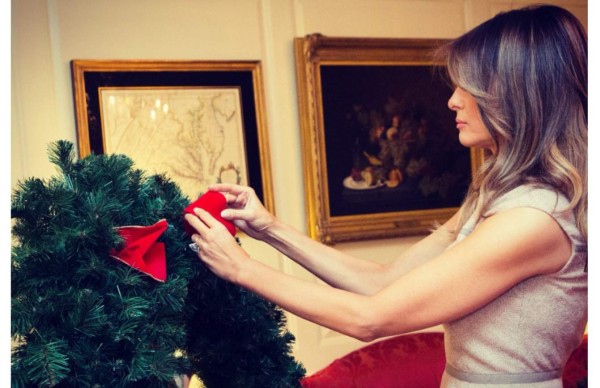 La primera Navidad de Melania Trump en la Casa Blanca