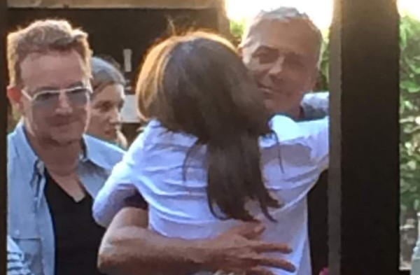 George Clooney y Amal celebran compromiso
